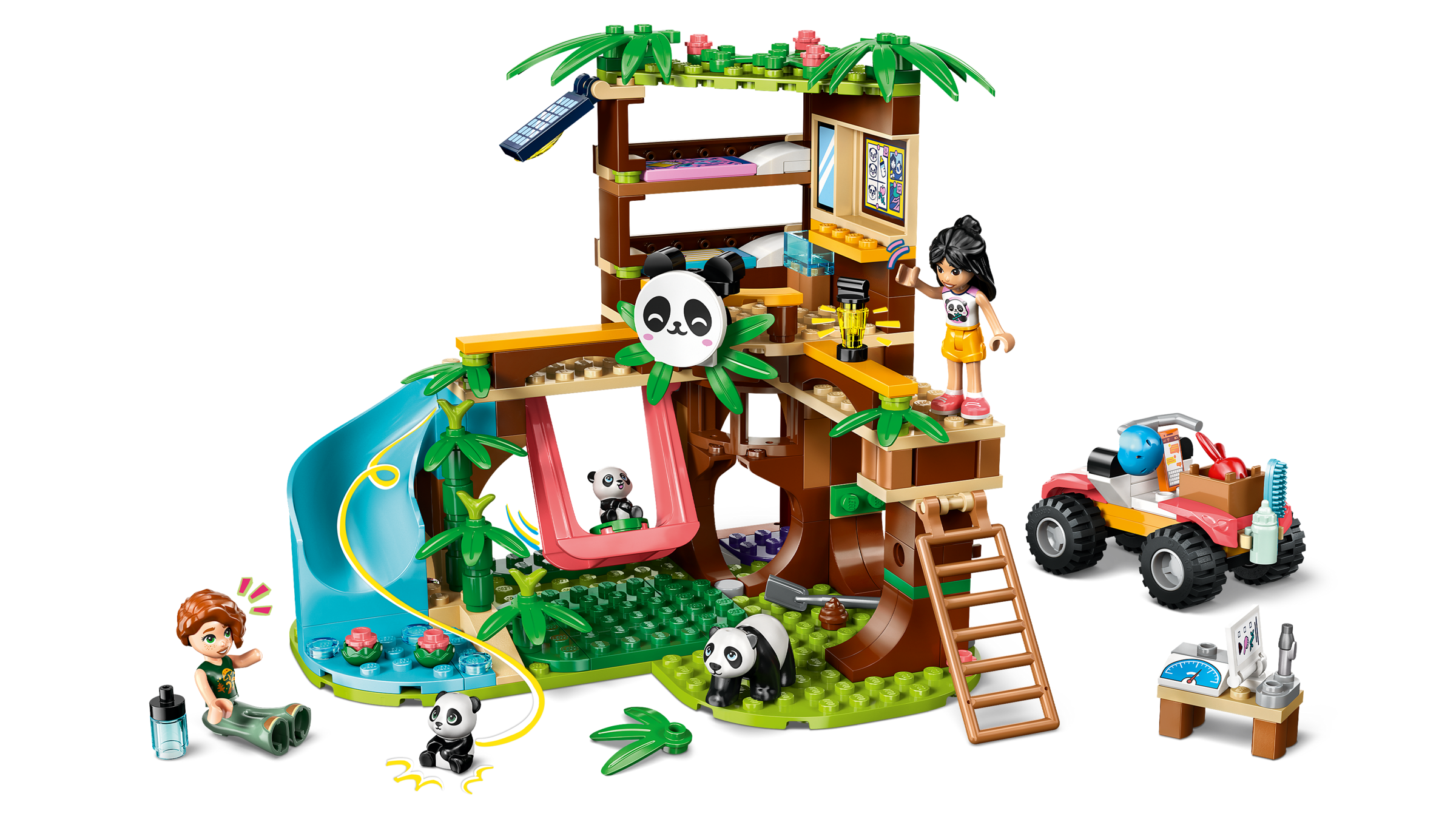 LEGO Friends Opieka nad pandami w rezerwacie 42648 - domek na drzewie
