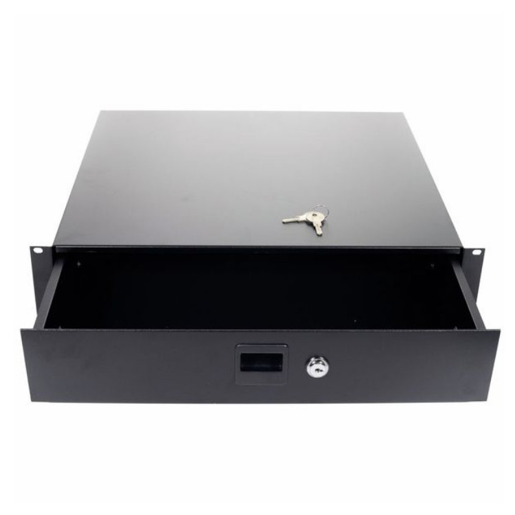 Szuflada do szafy case RACK 19 2U Thon na kluczyk zamek