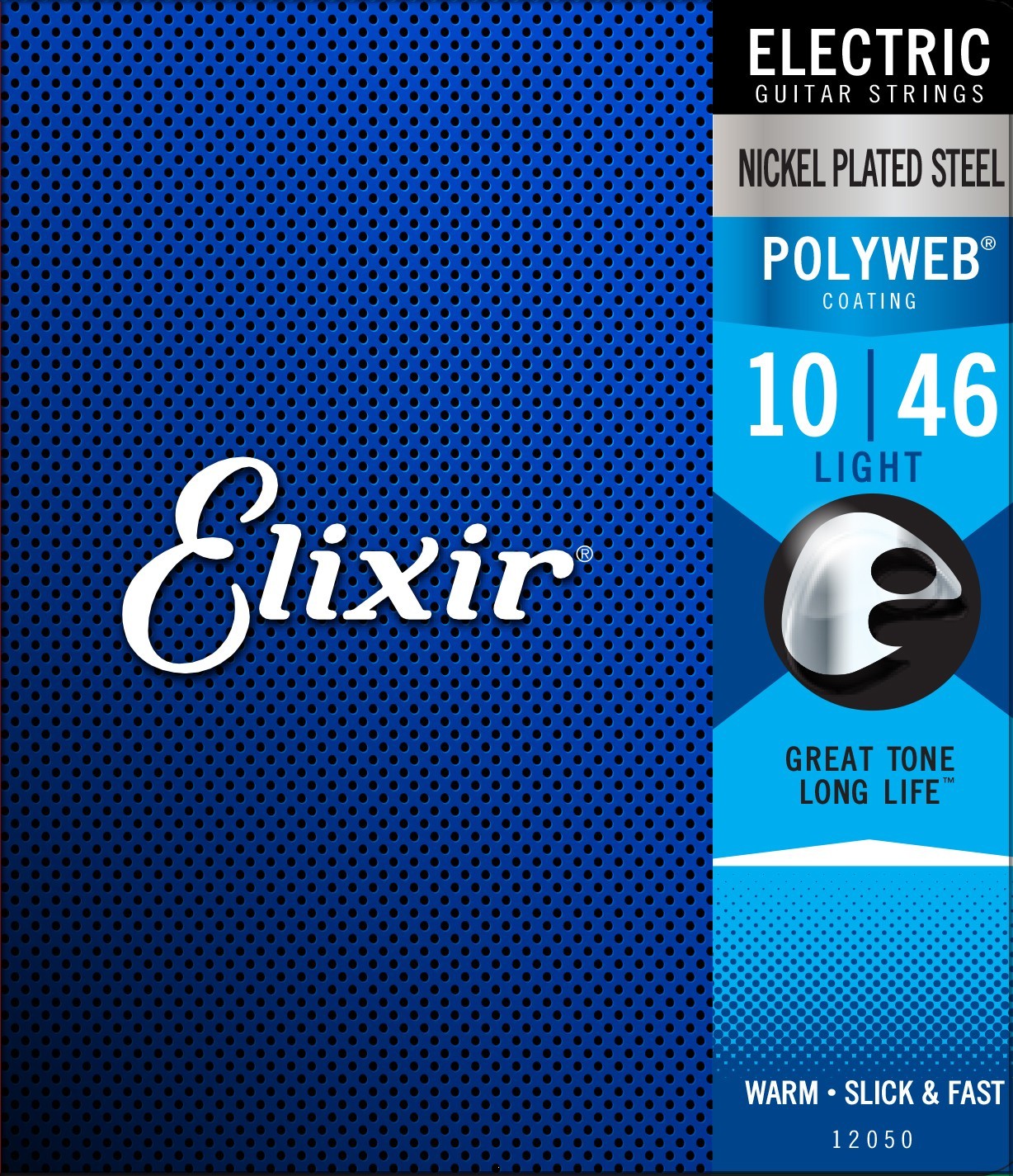 Struny do gitary elektrycznej Elixir 12050 Nickel POLYWEB Coating 10-46