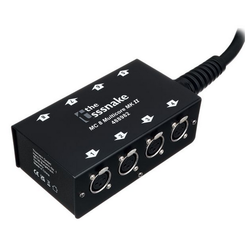 Kabel wieloparowy multicore audio mikrofonowy 8x XLR 15 m the Stagebox Rean