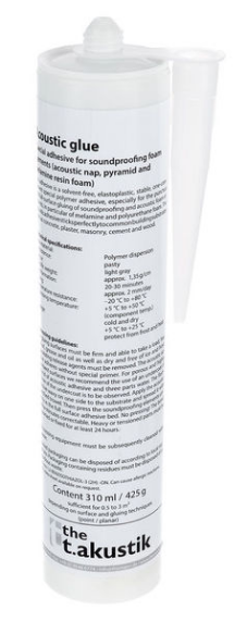 Klej do gąbek pianek paneli akustycznych rzadki the t.akustik