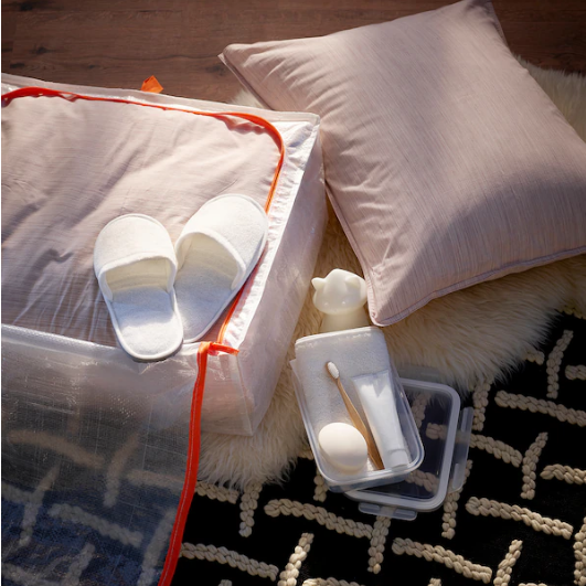 Pojemnik na ubrania pościel IKEA torba 55x49x19cm