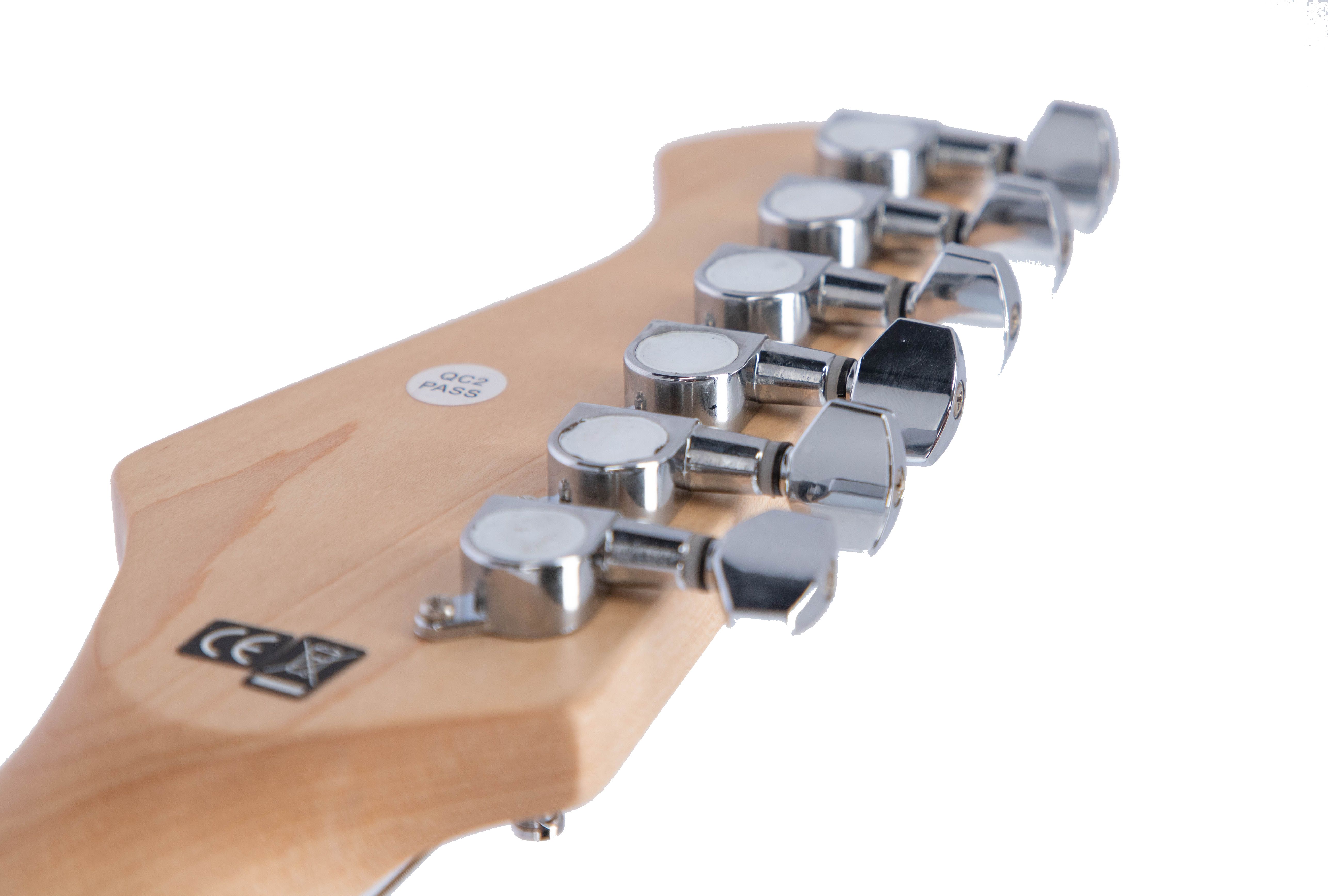 Gitara elektryczna 3/4 dla nastolatka Harley Benton ST-Junior BK CZARNA