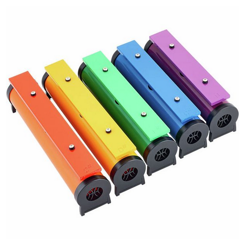 Dzwonki diatoniczne na tubach Rainbow TRCB-5 5 dźwięków C2 D2 F2 G2 A2