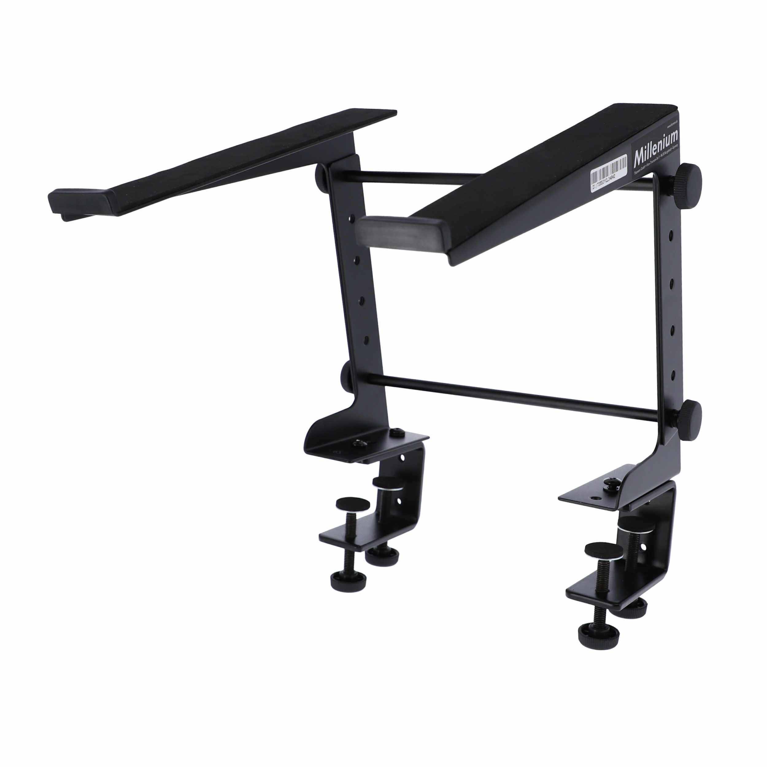 Podstawka statyw stolik pod laptopa do biurka blatu Czarna Millenium Clamp