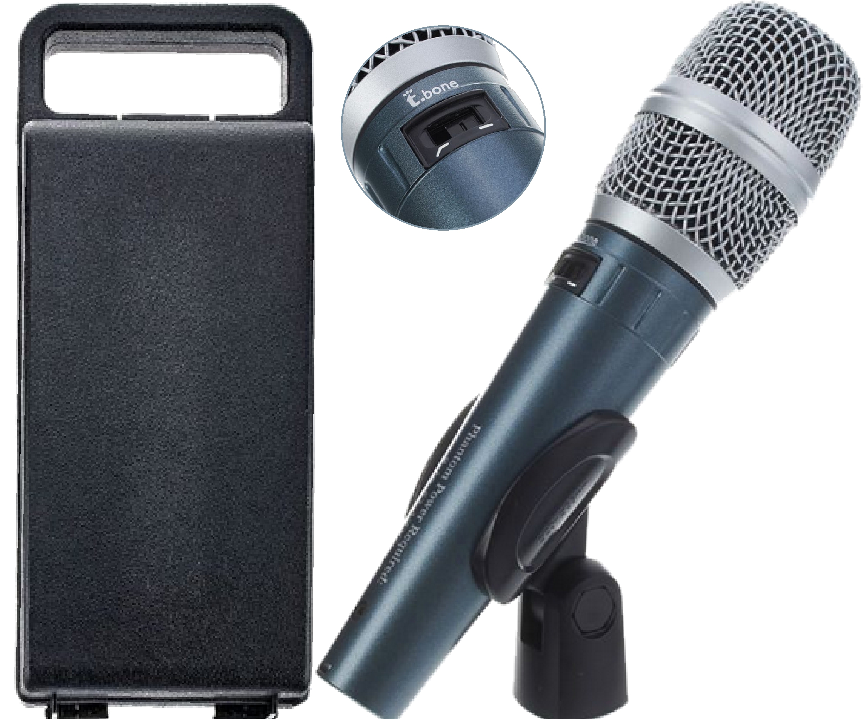 Mikrofon kondensatorowy wokalny instrumentalny the t.bone MB78 Beta ZESTAW