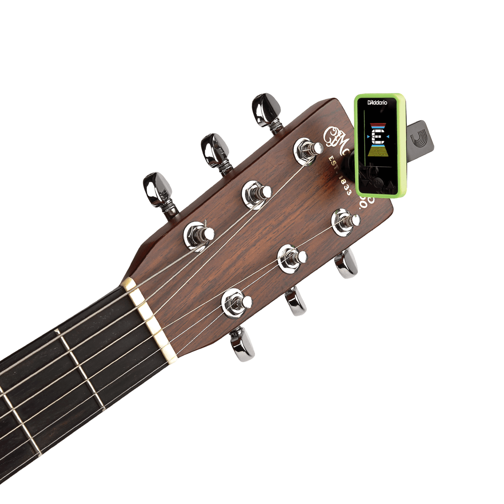 Tuner chromatyczny do każdej gitary D'Addario Eclipse PW-CT-17GN zielony