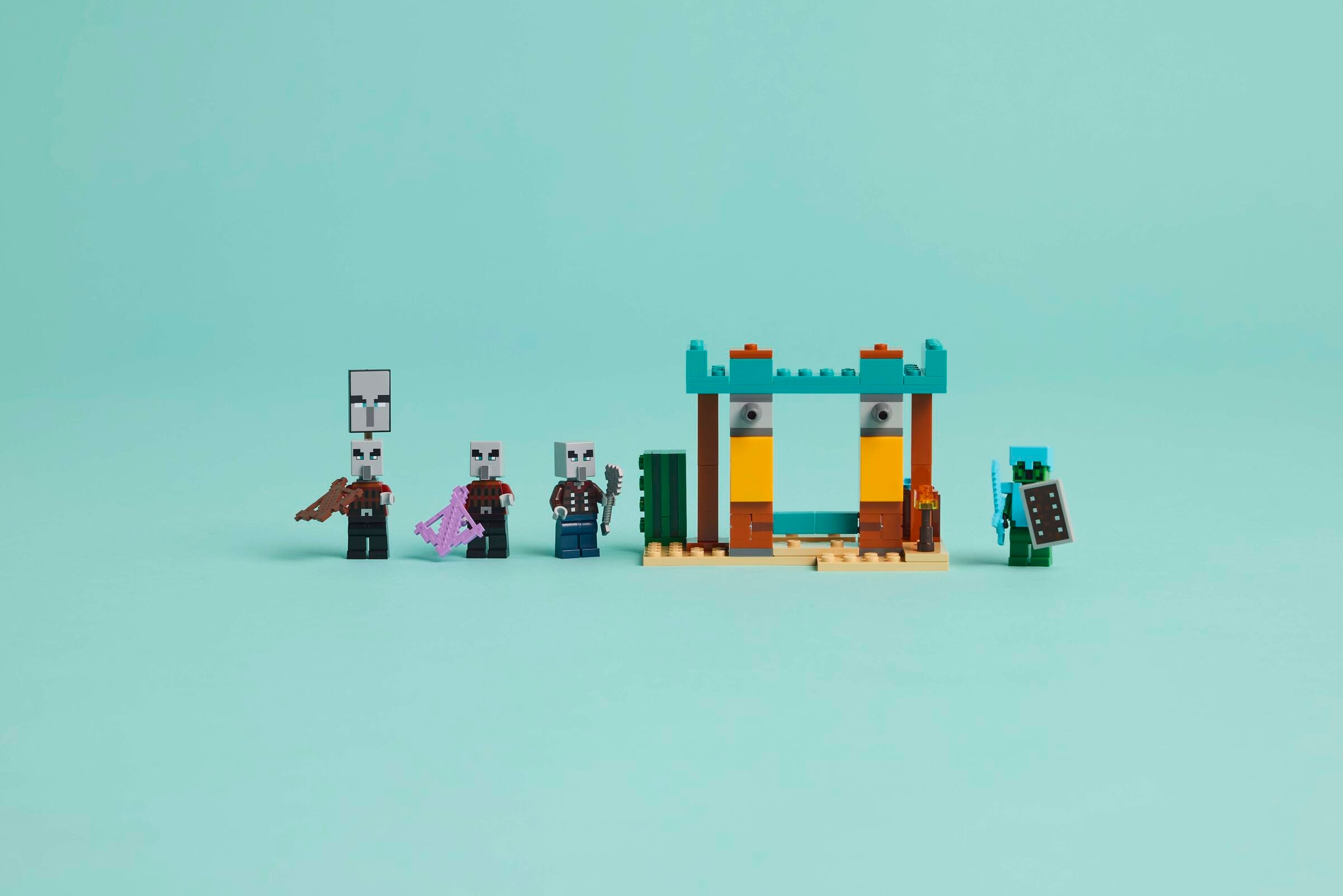 LEGO Minecraft Pustynny Patrol Złosadników 21267 - akcja dla dzieci +7