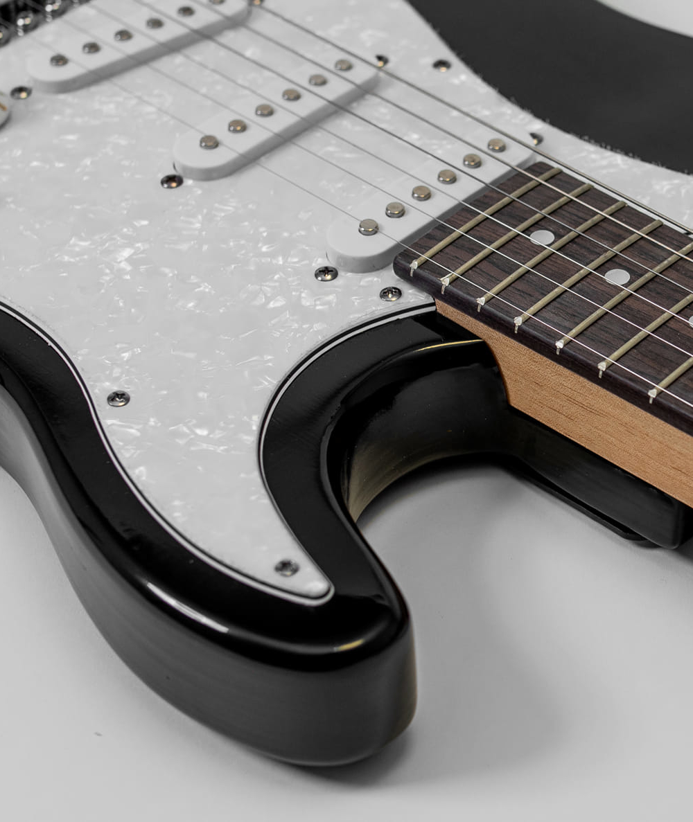 Gitara elektryczna Preston ST-10 BK CZARNA Combo 15W Pokrowiec ZESTAW