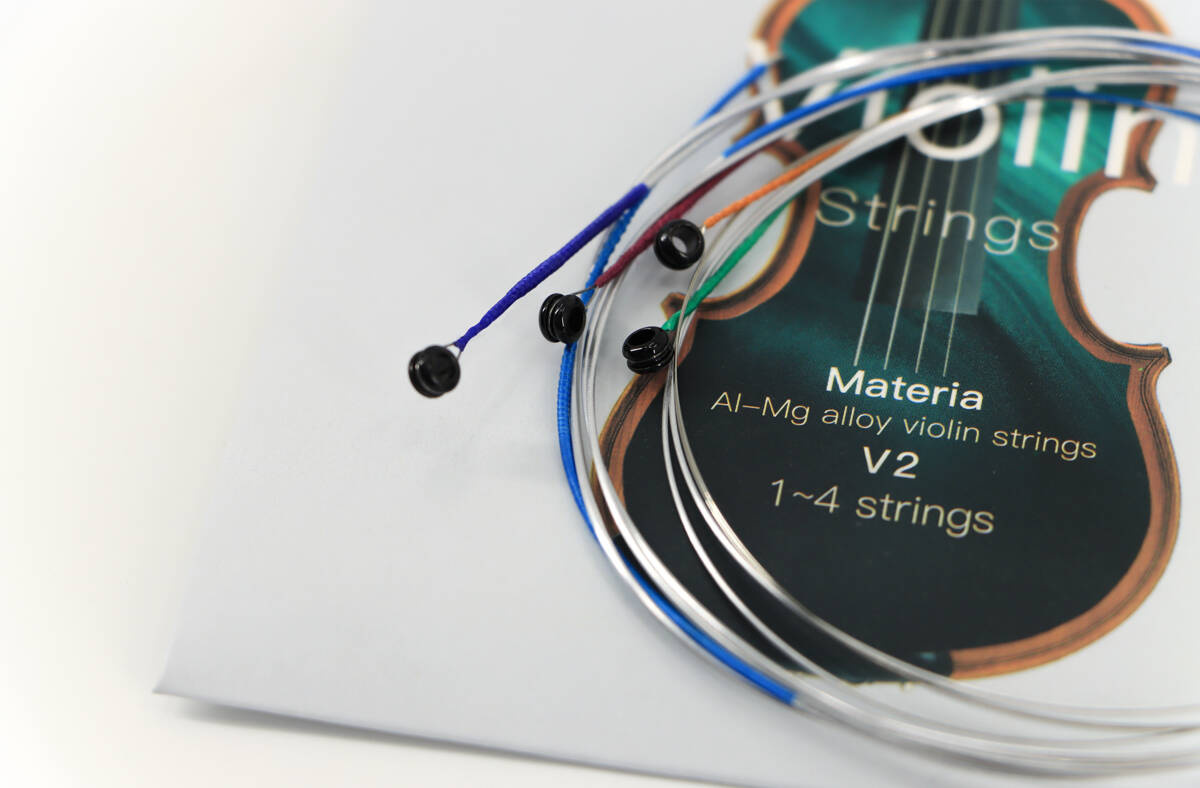 Struny do skrzypiec 3/4 stop aluminium i magnezu MOGE V2 Komplet