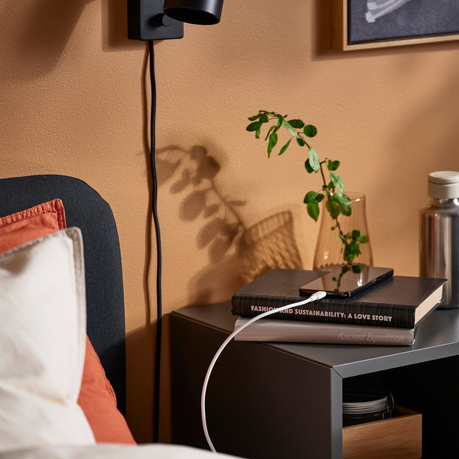 Kabel przewód USB-C USB-C 3A 1 m 480Mb/s szybki IKEA SITTBRUNN biały