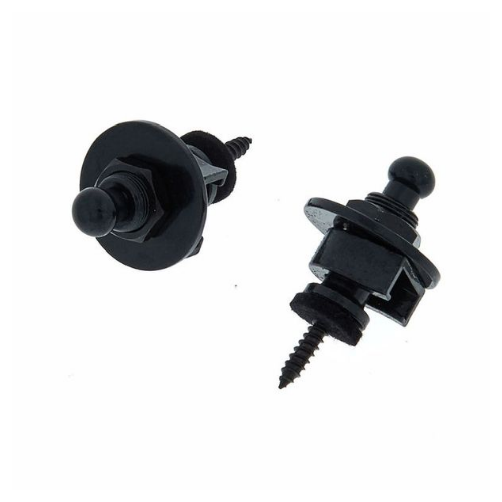 Zaczep do paska z blokadą Straplock Harley Benton Security Locks BK