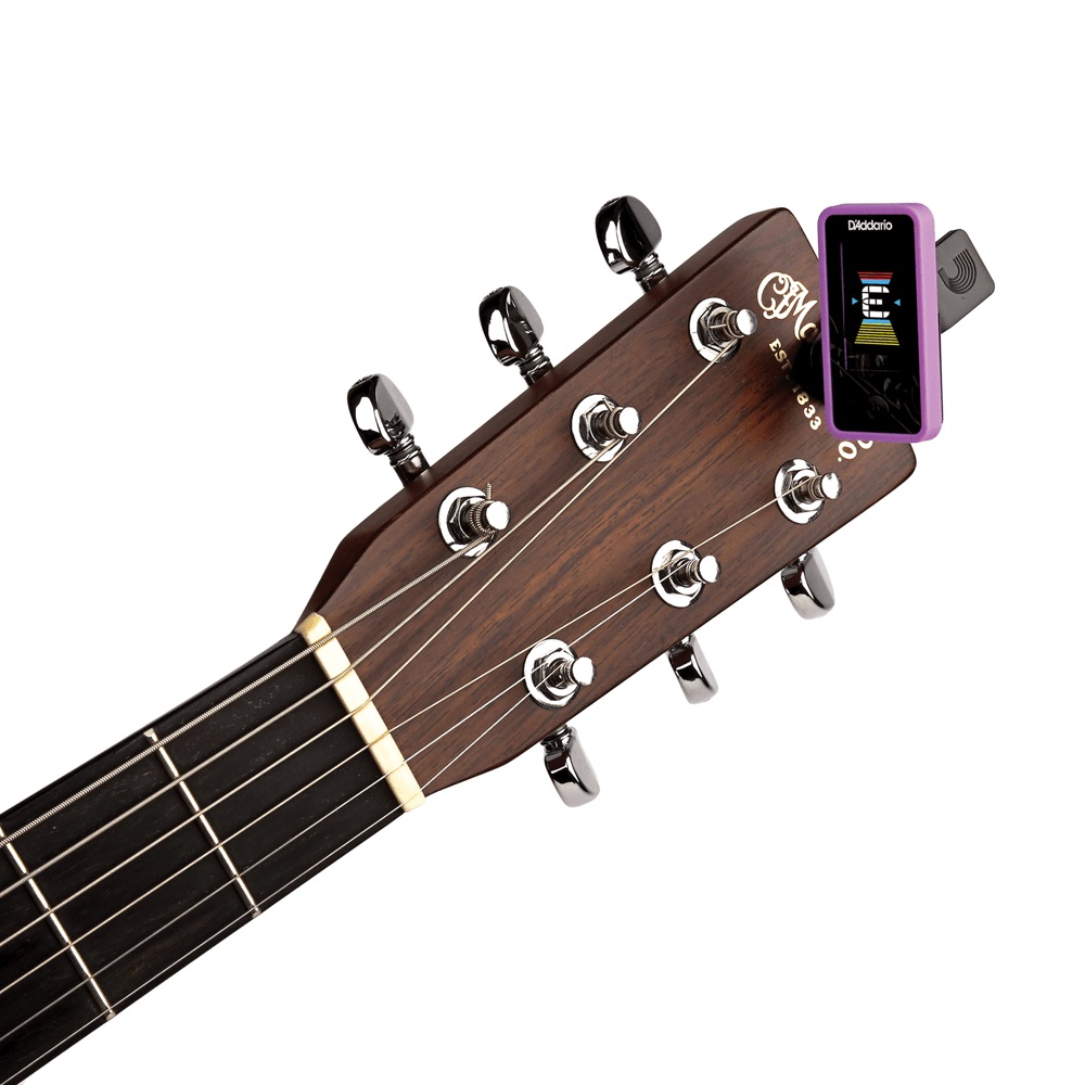 Tuner chromatyczny do każdej gitary D'Addario Eclipse PW-CT-17PR fioletowy