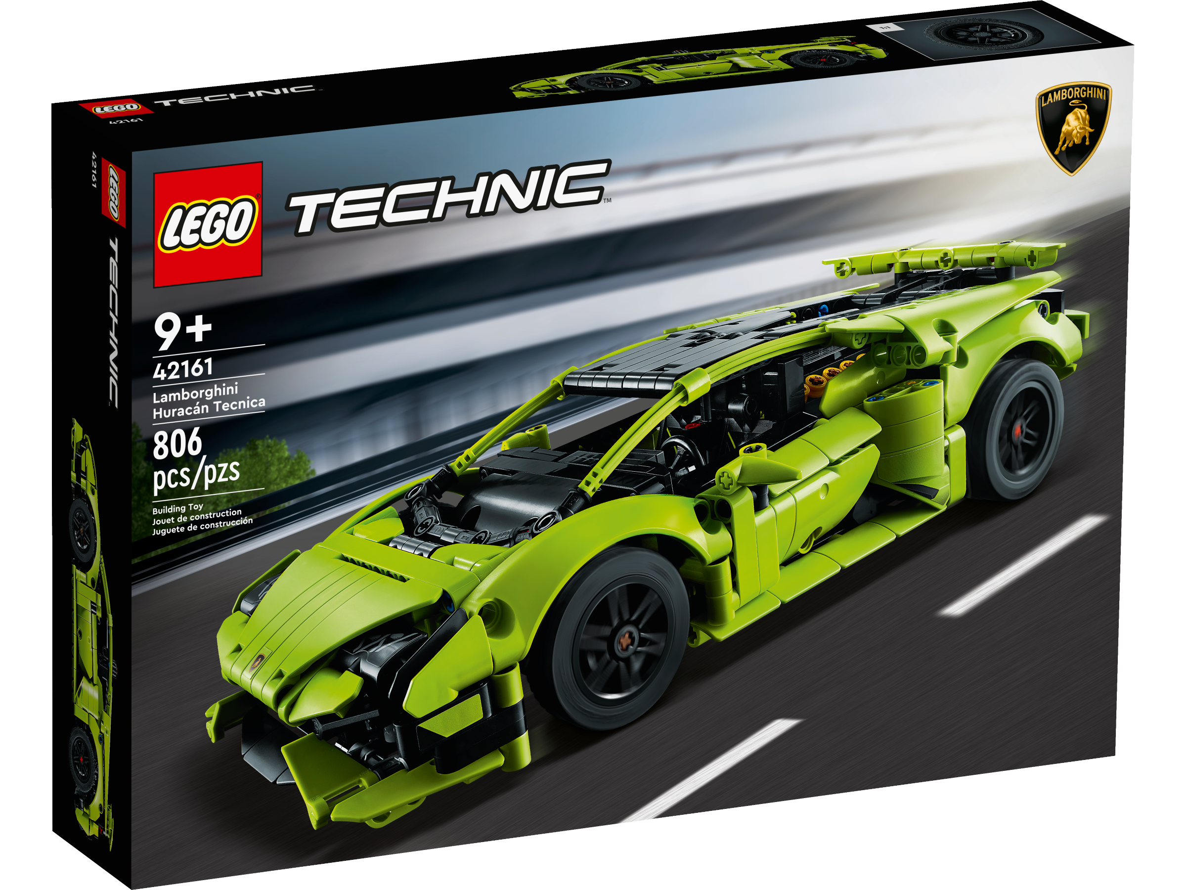 LEGO Technic Lamborghini Huracán Tecnica 42161 +9 lat 806 Elementy