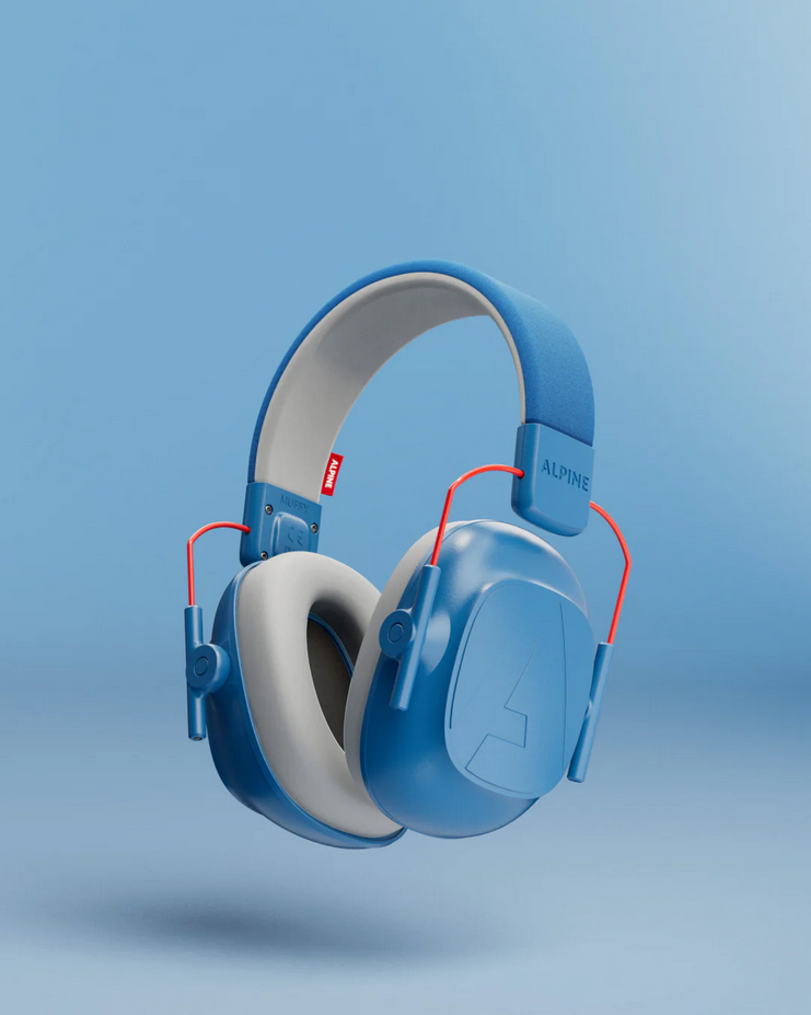 Słuchawki ochronne nauszniki dla dzieci 5-16 lat Alpine Muffy Kids 25 dB CE Niebieskie
