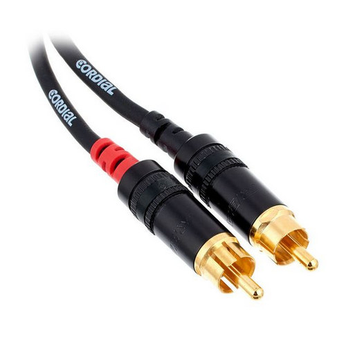 Kabel audio sygnałowy 2x RCA Cinch XLR 1,5m REAN Neutrik Cordial CFU 1.5 MC