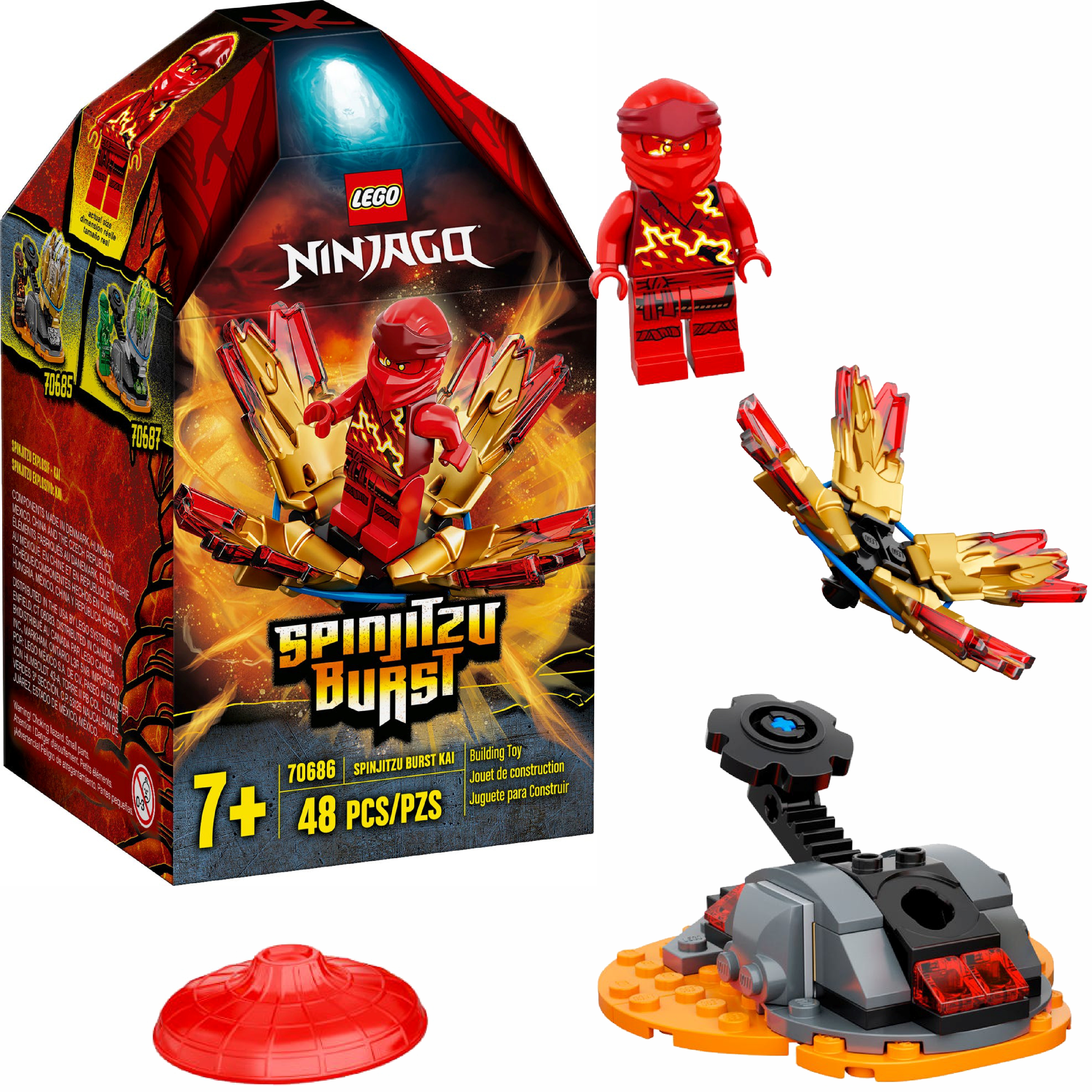 LEGO Ninjago Wybuch Spinjitzu Kai 70686