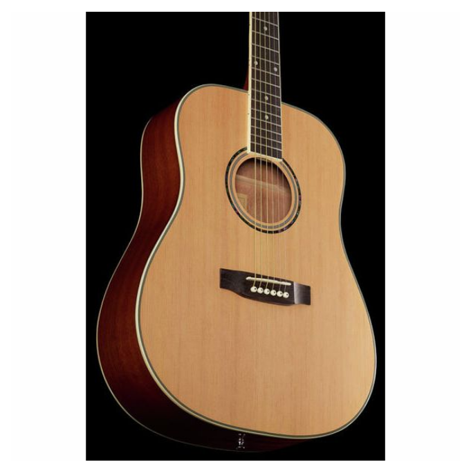 Gitara akustyczna Harley Benton D-120NT Mahoń Jasny Brąz Wysoki Połysk