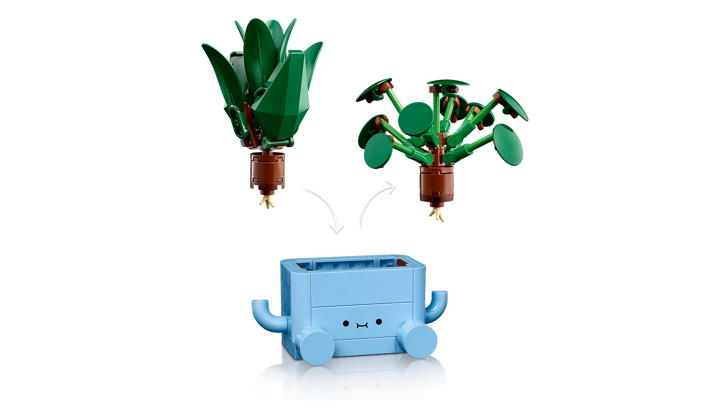 LEGO Botanical Collection Wesołe roślinki w doniczkach zestaw 10349