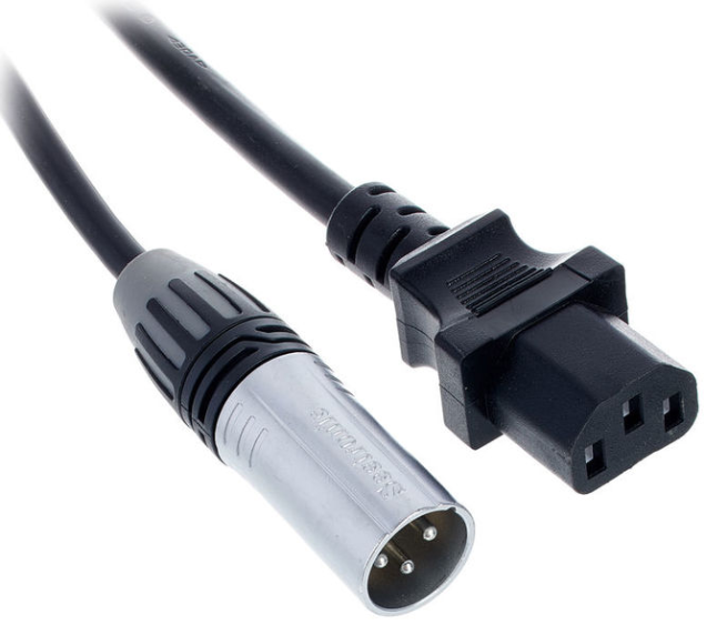 Kabel hybrydowy zasilająco-sygnałowy mikrofonowy XLR IEC 20m the sssnake