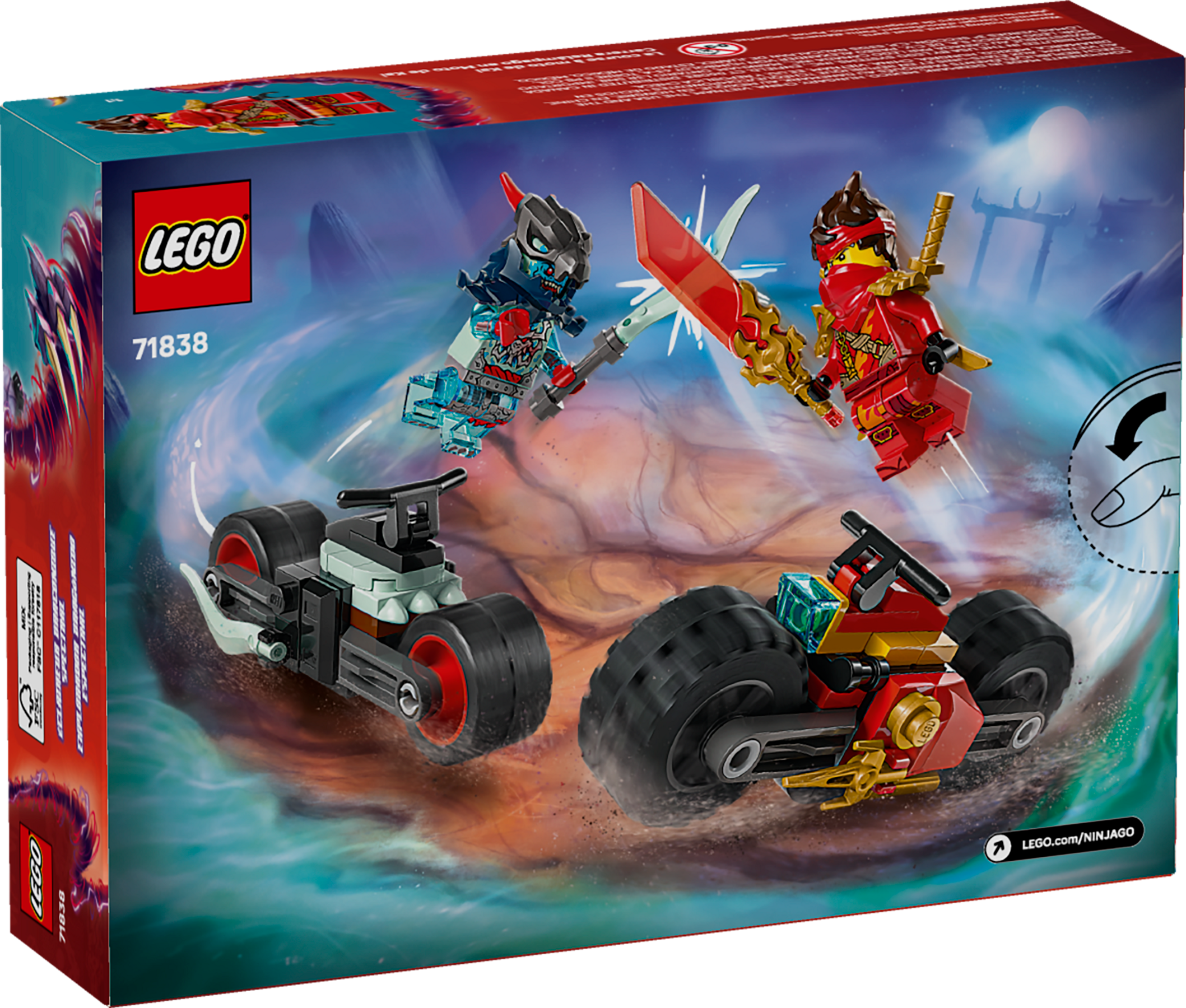 LEGO Ninjago Wyścig motocyklowy Kaia 71838 79 elementów wiek 6+