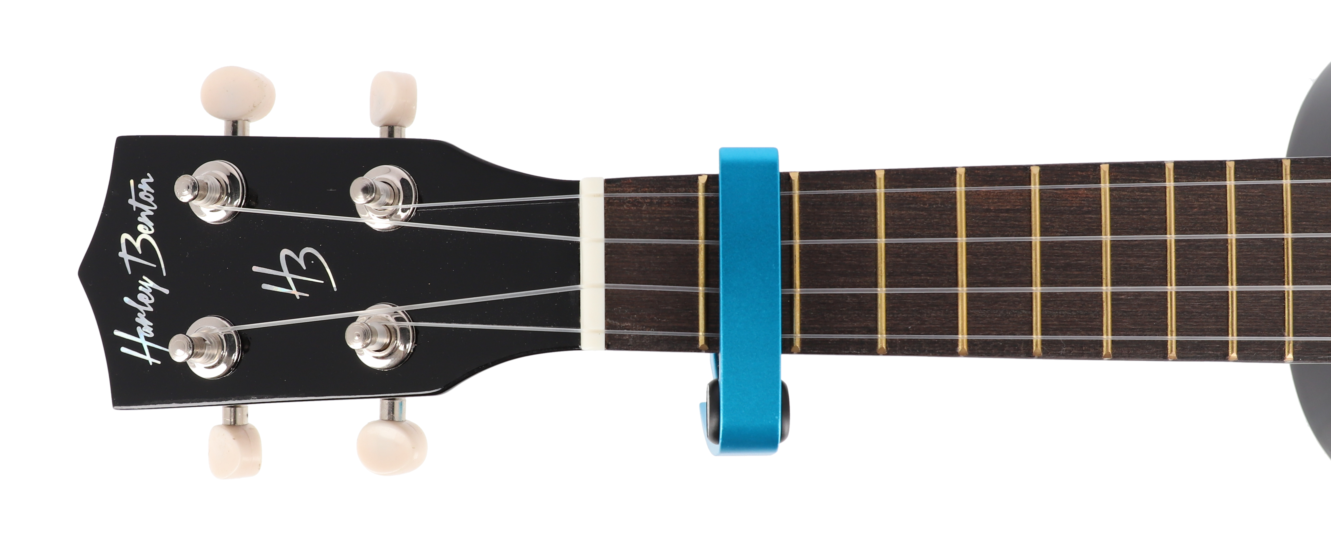 Kapodaster ukulele banjo JEREMI U20 Niebieski