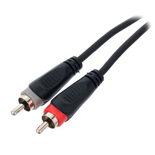 Kabel przewód audio sygnałowy 2x RCA Cinch Stereo 1 m Cordial EU 1 CC