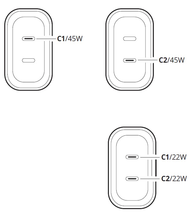 Ładowarka 2x USB-C 45W 3A PD 3.0 QC4+ PPS szybkie ładowanie IKEA SJÖSS