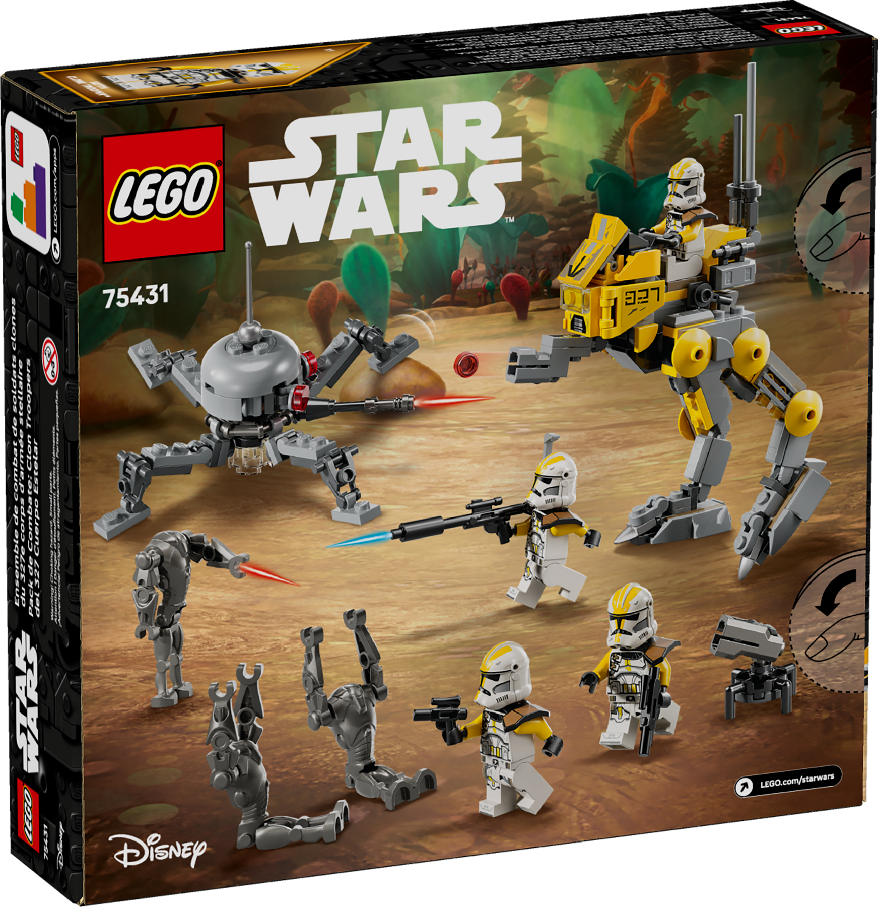 LEGO Star Wars Zestaw bitewny - żołnierze-klony z 327 korpusu galaktycznego 75431