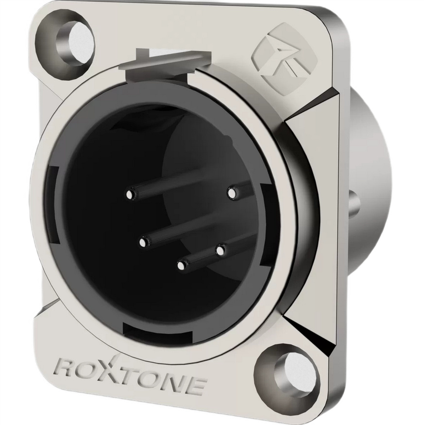 Gniazdo tablicowe panelowe Roxtone XLR RX5MD-NT