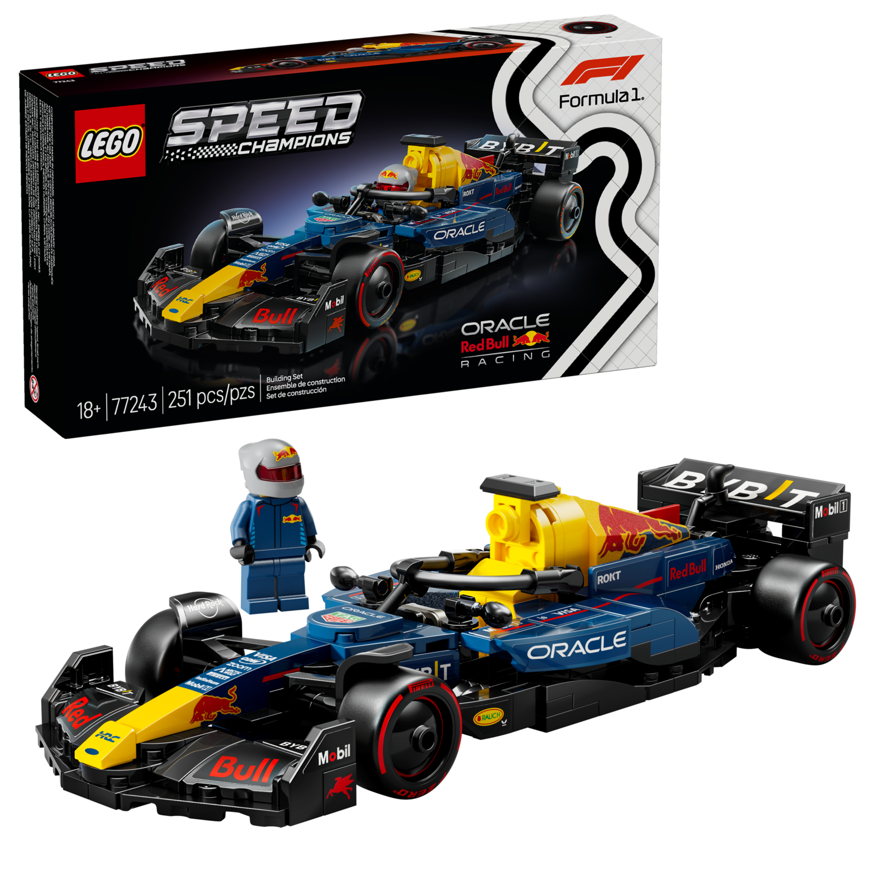 LEGO Speed Champions Bolid F1 Oracle Red Bull Racing RB20 77243