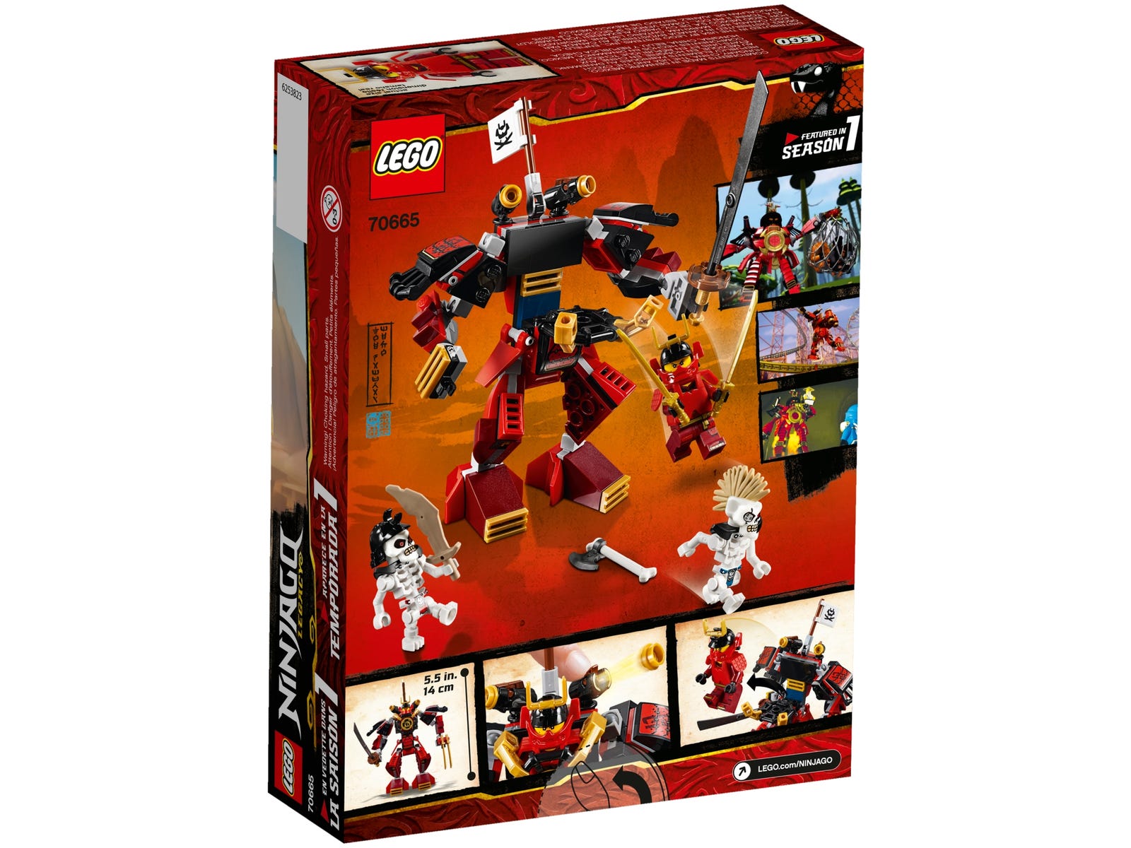 LEGO Ninjago Mech - samuraj 70665