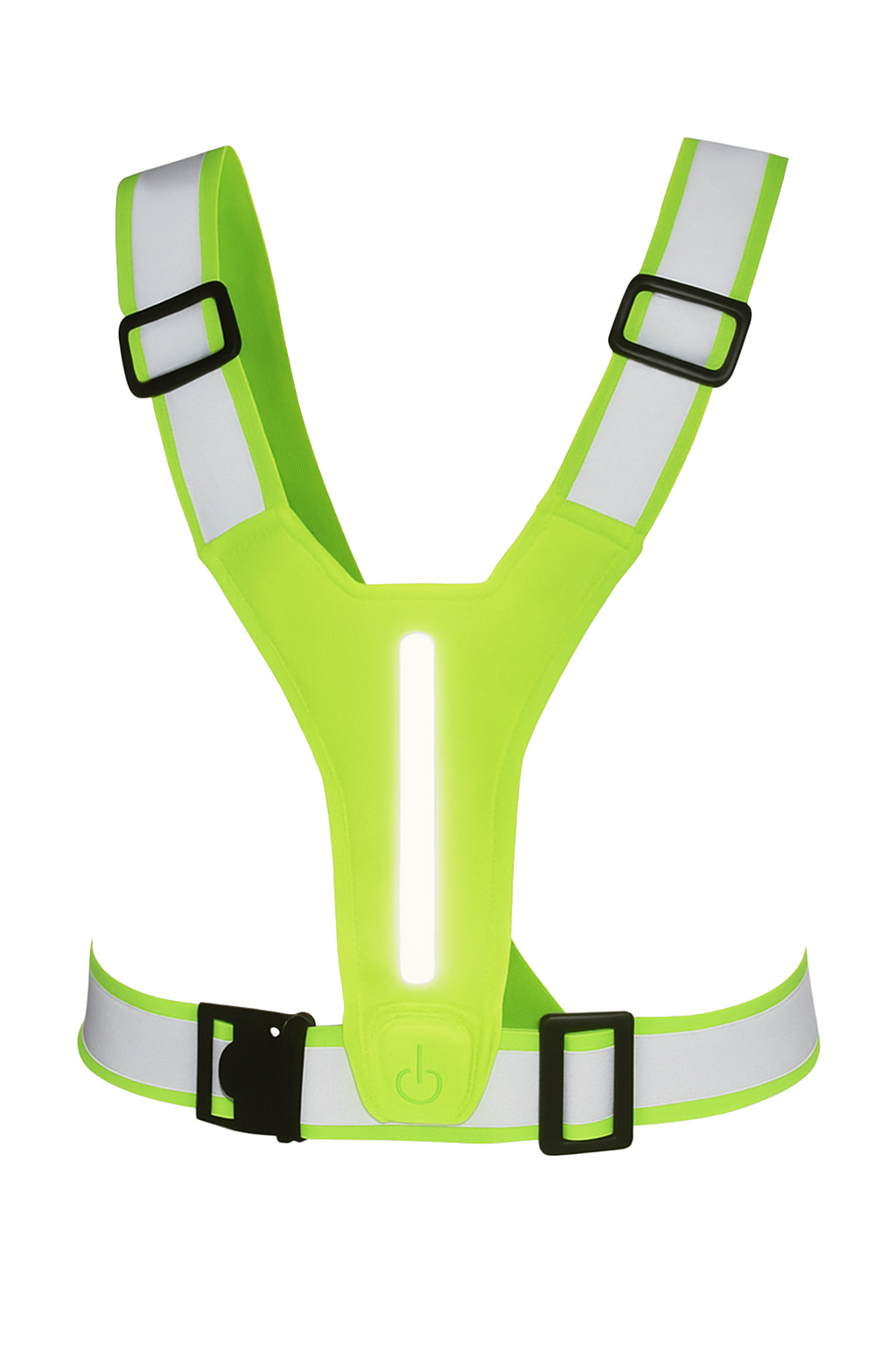 Odblaskowa kamizelka LED ładowanie USB 3 tryby światła unisex