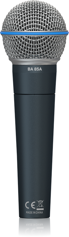 Mikrofon dynamiczny wokalny Behringer BA 85A Uchwyt Case ZESTAW