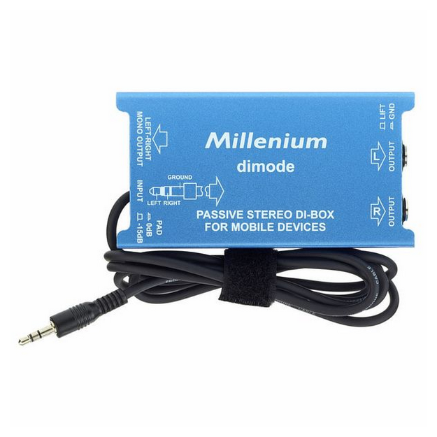 Pasywny stereofoniczny DI Box Millenium dimode