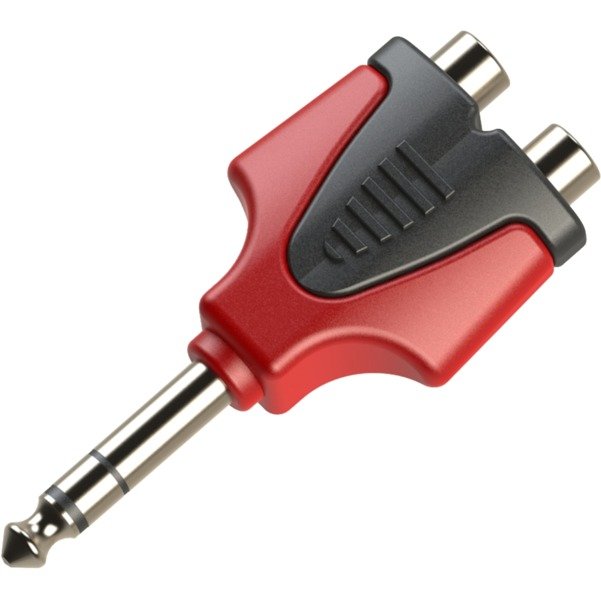 Redukcja adapter przejściówka RCA Jack 6,3 mm RPAN330