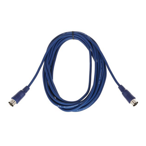 Kabel przewód audio sygnałowy MIDI DIN 5 pin 5 m the sssnake SK366-5-BLU