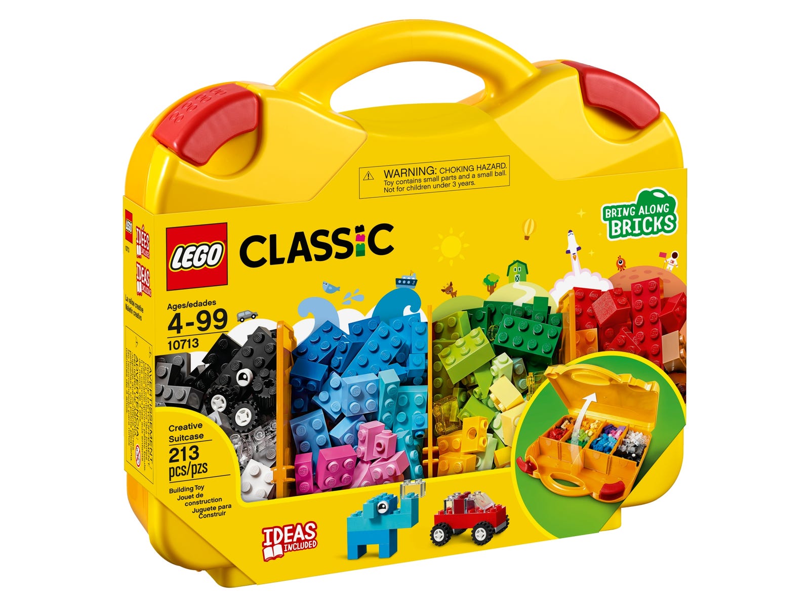 LEGO Classic Kreatywne Klocki 10713 Walizka pudełko 213 elementy