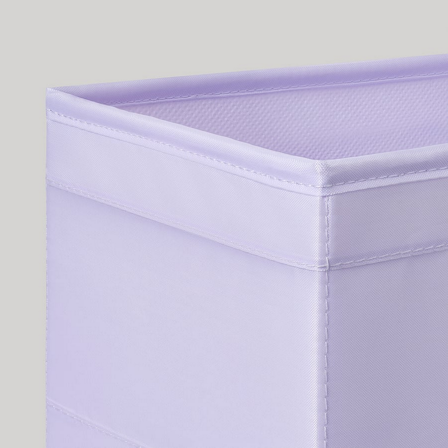 Komplet pojemników organizerów do szuflady szafy 6 szt IKEA SKUBB liliowy