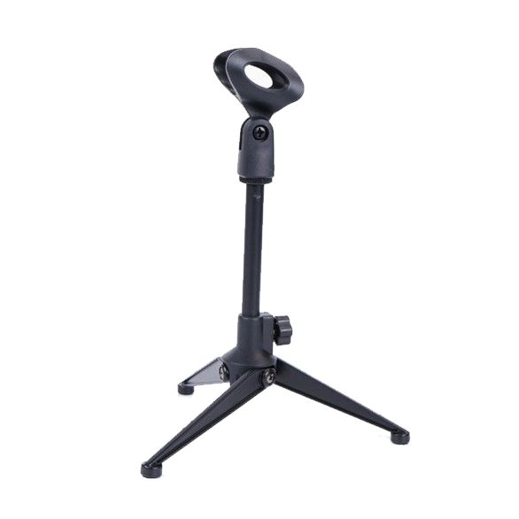 Statyw mikrofonowy niski biurkowy do stopy centrali basu Kaline NB-01
