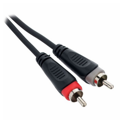 Kabel przewód audio sygnałowy 2x RCA Cinch XLR 3 m Cordial EU 3 MC