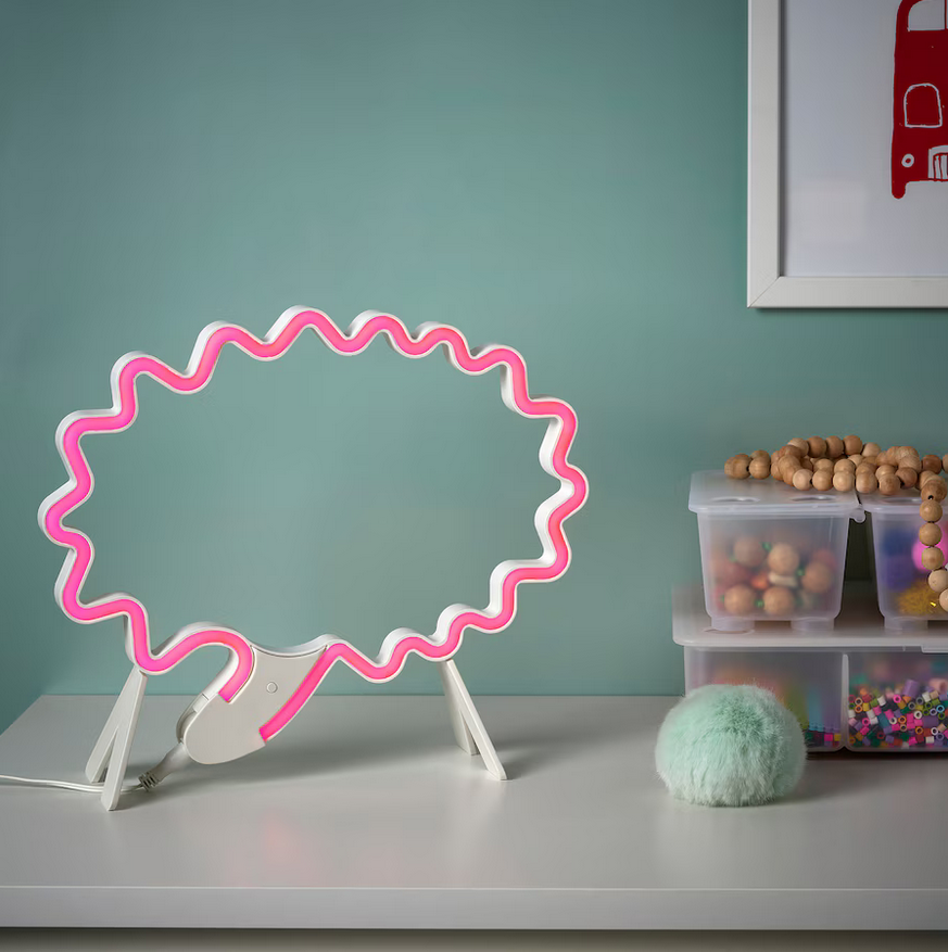 Lampka LED oświetlenie dla dziecka RGB chmurka dymek IKEA SNÖDJUP