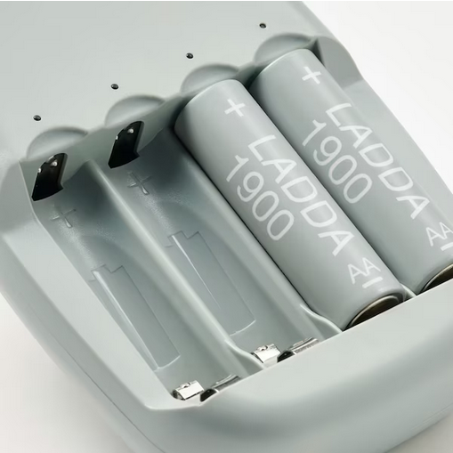 Grube paluszki akumulatorki baterie IKEA LADDA AA R6 1900mAH 24 szt.