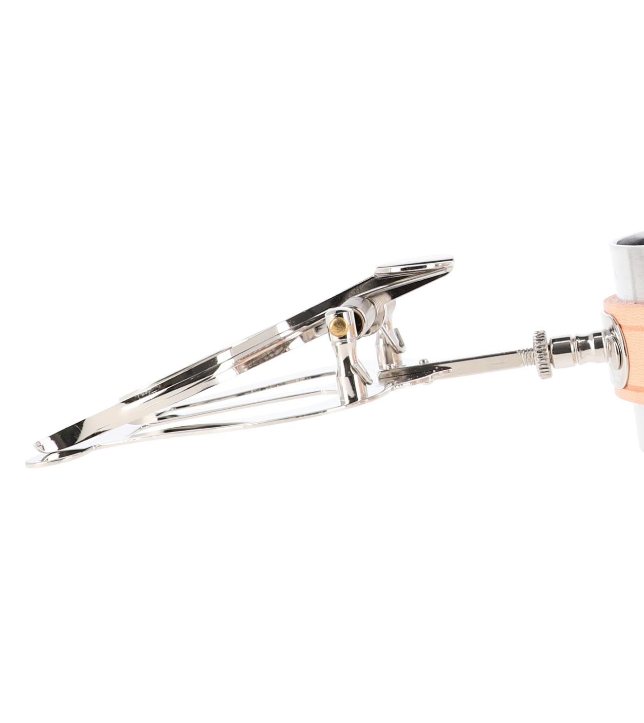 Lirka marszowa pulpit do fletu pasek skórzany Nikiel Srebrna Riedl 325N