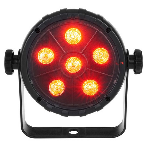 Lampa 6x3W USB-C 6 LED RGB USB Party reflektor dyskotekowy na imprezę