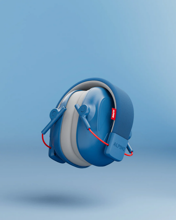 Słuchawki ochronne nauszniki dla dzieci 5-16 lat Alpine Muffy Kids 25 dB CE Niebieskie