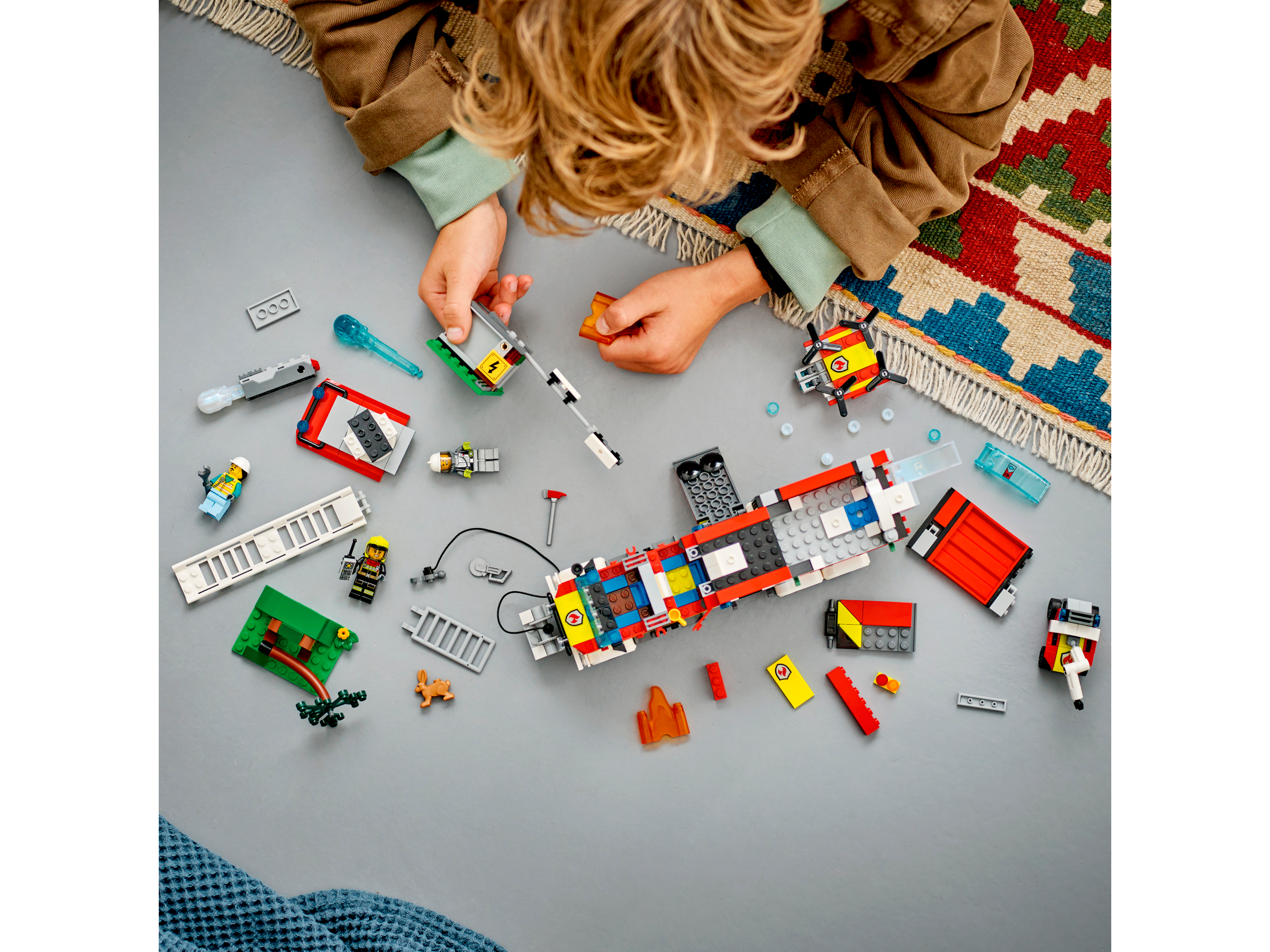 LEGO City Terenowy pojazd straży pożarnej 60374 zestaw ratunkowy