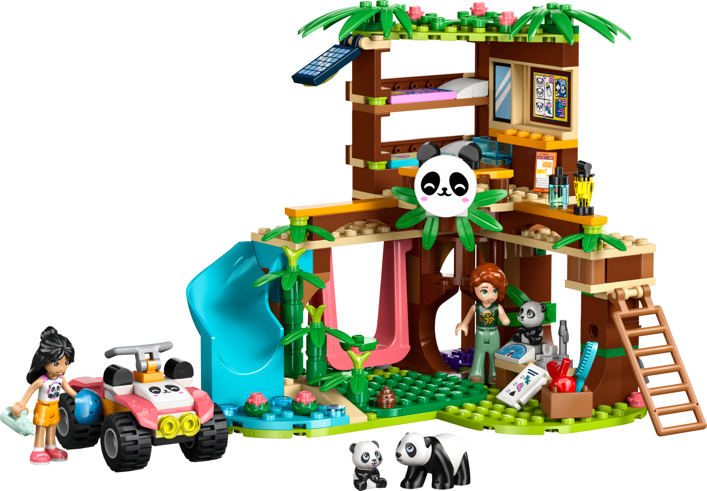 LEGO Friends Opieka nad pandami w rezerwacie 42648 - domek na drzewie