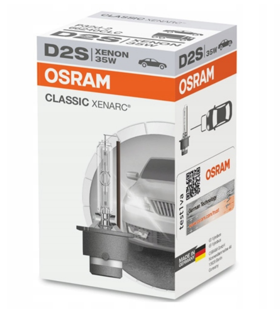 Żarówka Ksenonowa D2S OSRAM XENARC CLASSIC 66240CLC 35W 4100K P32d-2