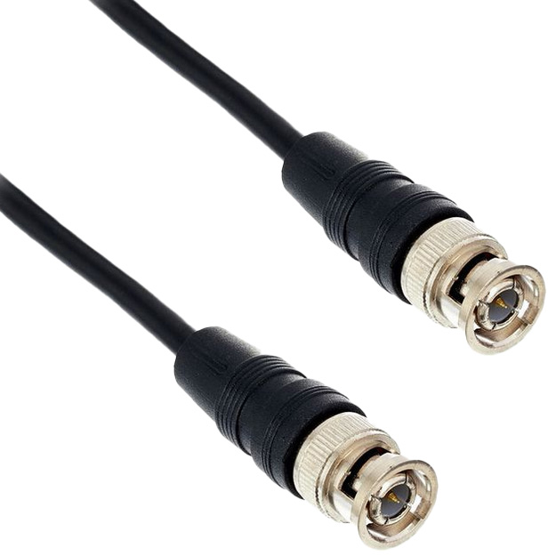 Kabel przewód antenowy BNC 5 m czarny 50 Ohm RG58 pro snake